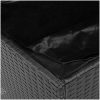 Dynbox svart konstrotting akaciaträ vidaXL 110 x 50 x 54 cm – miniatyr 10