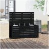 Dynbox svart massiv furu vidaXL 101 x 50.5 x 46.5 cm – miniatyr 3