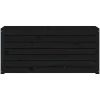 Dynbox svart massiv furu vidaXL 101 x 50.5 x 46.5 cm – miniatyr 5