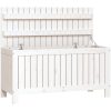 Dynbox vit massiv furu vidaXL 108 x 42.5 x 54 cm – miniatyr 2