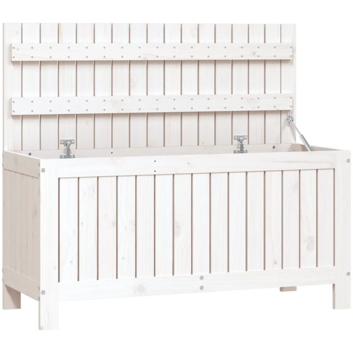Dynbox vit massiv furu vidaXL 108 x 42.5 x 54 cm – bild 2