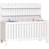 Dynbox vit massiv furu vidaXL 108 x 42.5 x 54 cm – miniatyr 4