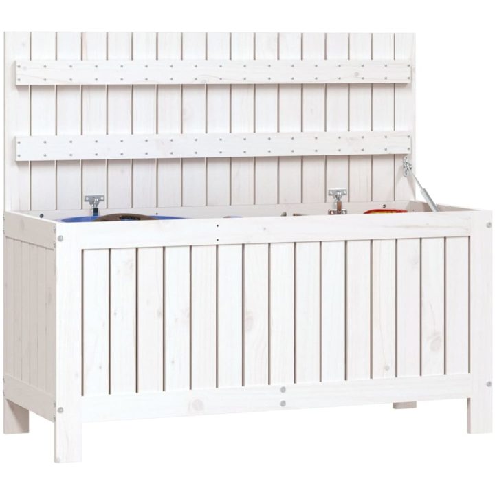 Dynbox vit massiv furu vidaXL 108 x 42.5 x 54 cm – bild 4