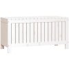 Dynbox vit massiv furu vidaXL 108 x 42.5 x 54 cm – miniatyr 5