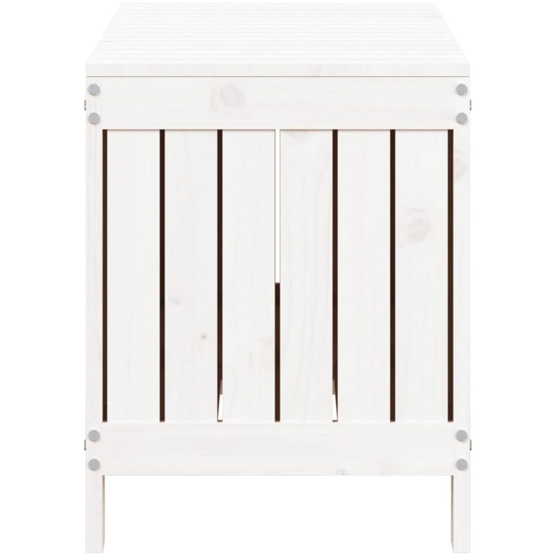 Dynbox vit massiv furu vidaXL 108 x 42.5 x 54 cm – bild 7