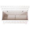 Dynbox vit massiv furu vidaXL 108 x 42.5 x 54 cm – miniatyr 8
