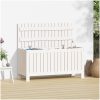 Dynbox vit massiv furu vidaXL 108 x 42.5 x 54 cm – miniatyr 1
