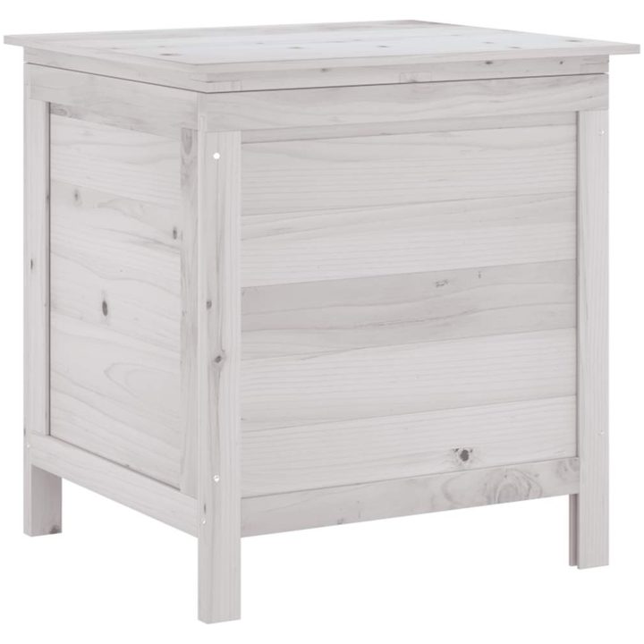 Dynbox vit massivt granträ vidaXL 50 x 49 x 56.5 cm – bild 2