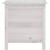 Dynbox vit massivt granträ vidaXL 50 x 49 x 56.5 cm – miniatyr 4