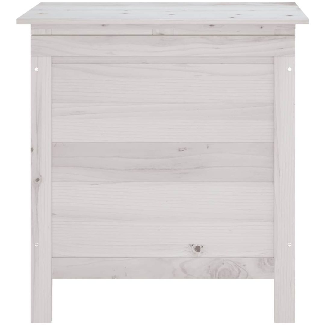 Dynbox vit massivt granträ vidaXL 50 x 49 x 56.5 cm – bild 4