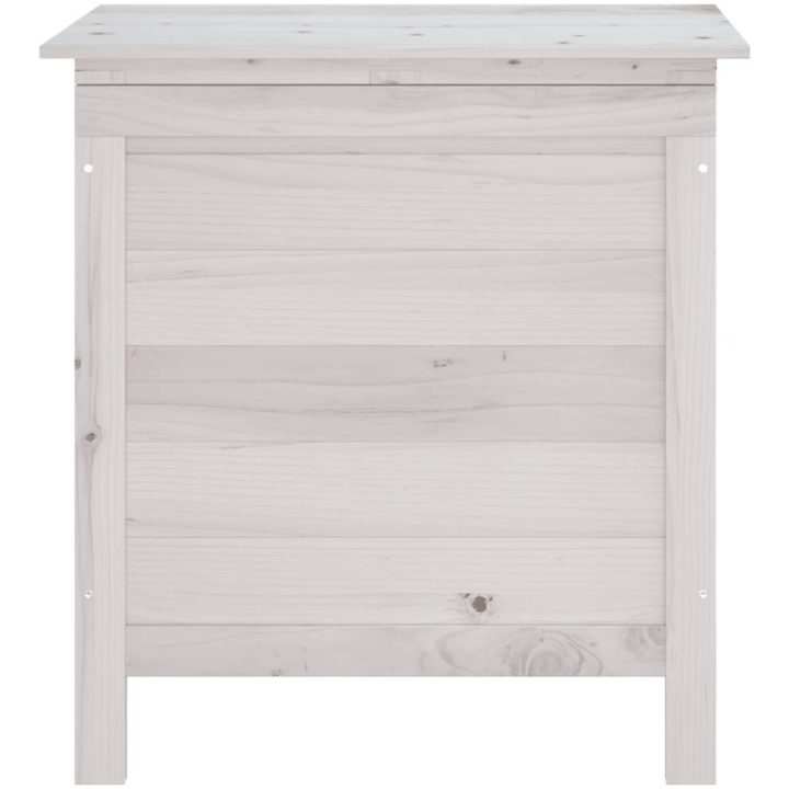Dynbox vit massivt granträ vidaXL 50 x 49 x 56.5 cm – bild 4