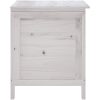 Dynbox vit massivt granträ vidaXL 50 x 49 x 56.5 cm – miniatyr 5