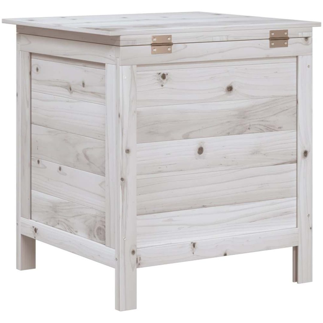 Dynbox vit massivt granträ vidaXL 50 x 49 x 56.5 cm – bild 6