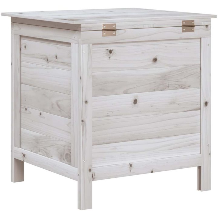Dynbox vit massivt granträ vidaXL 50 x 49 x 56.5 cm – bild 6