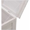 Dynbox vit massivt granträ vidaXL 50 x 49 x 56.5 cm – miniatyr 7
