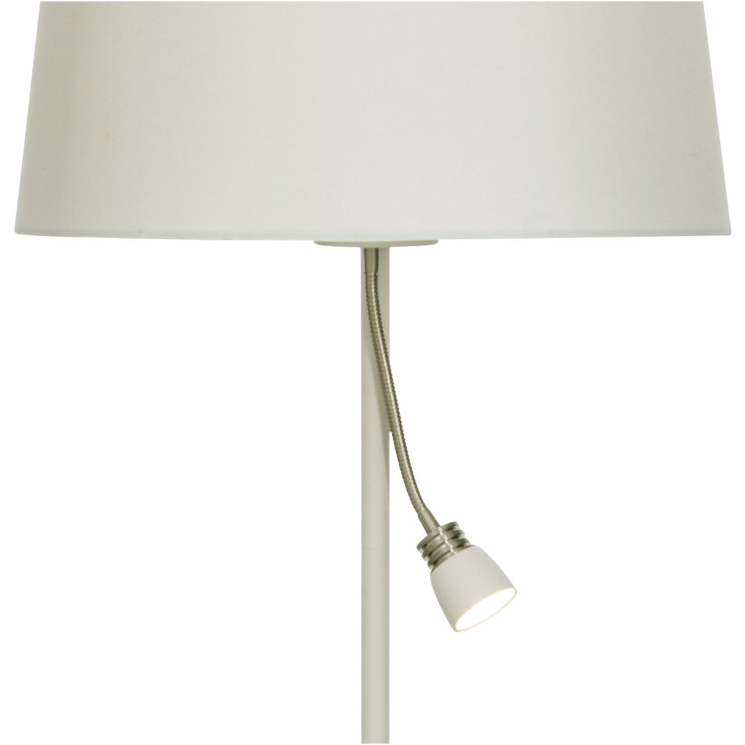 Eketorp Golvlampa., Vit/stål ANETA HOME Vit /Stål – bild 2