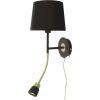 Eketorp Vägglampa, Svart/mässing ANETA HOME Svart /Matt Mässing – miniatyr 1