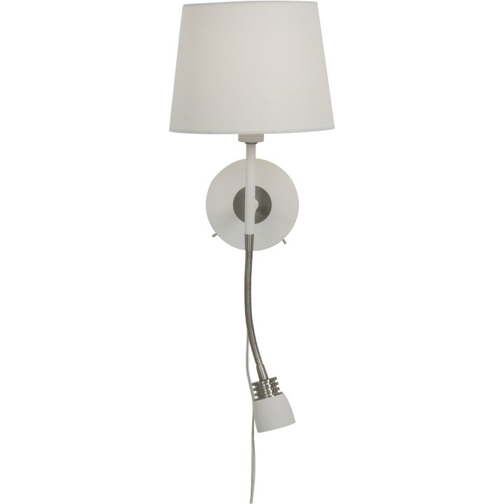 Eketorp Vägglampa, Vit/stål ANETA HOME Vit /Stål – bild 3