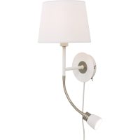 Eketorp Vägglampa, Vit/stål ANETA HOME
