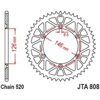 EK/JT Chain Kit 520M3 13/49 - Ultra-Light Rear Sprocket