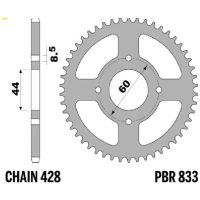 EK/PBR Chain Kit 428DEH 12/44/126 - Steel Standard Rear Sprocket