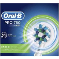 EL-TANDBORSTE PRO1 760LADDARE. 2 BORSTHUV.RESEFODRAL Oral-B