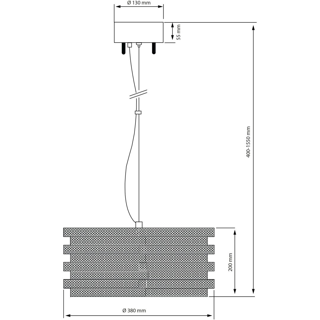 Elektra Taklampa, Krom ANETA HOME krom – bild 3