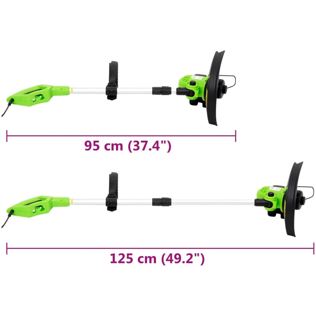 Elektrisk röjsåg 29 cm 550 W vidaXL – bild 9