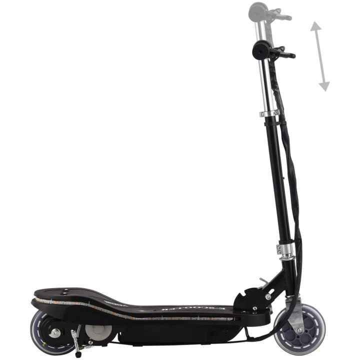 Elektrisk sparkcykel med LED 120 W svart vidaXL – bild 3