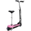 Elektrisk sparkcykel med sadel 120 W rosa vidaXL – miniatyr 3
