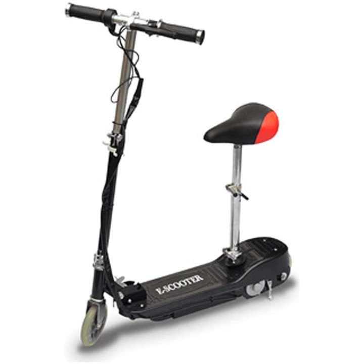 Elektrisk sparkcykel med sadel 120 W svart vidaXL – bild 2