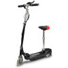 Elektrisk sparkcykel med sadel 120 W svart vidaXL – miniatyr 1