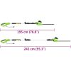 Elektrisk teleskopisk röjsåg 41 cm 550 W vidaXL – miniatyr 9