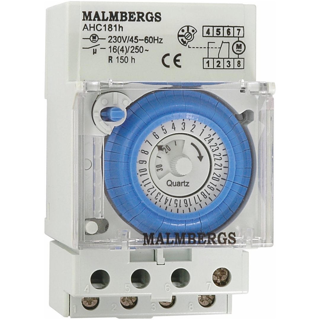 Elektromekaniskt kopplingsur, Dygn MALMBERGS