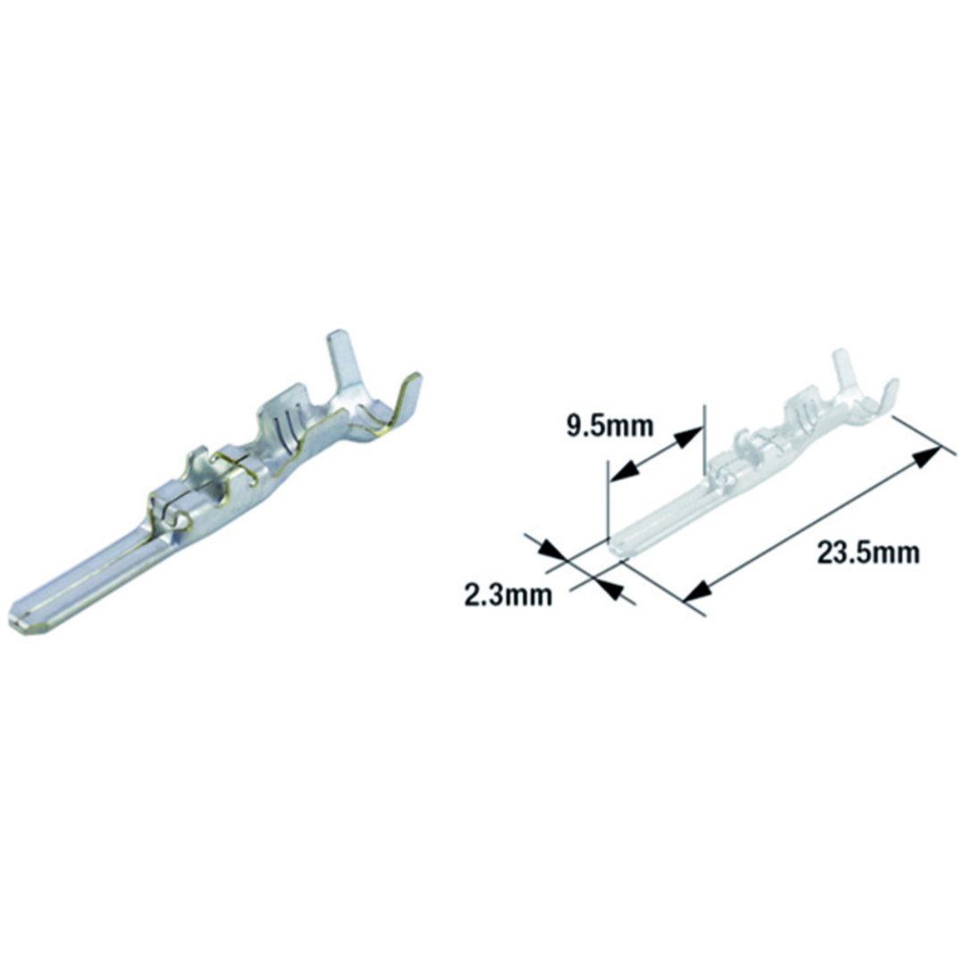 Elkontaktstift Hane 090 (Frw) TOURMAX