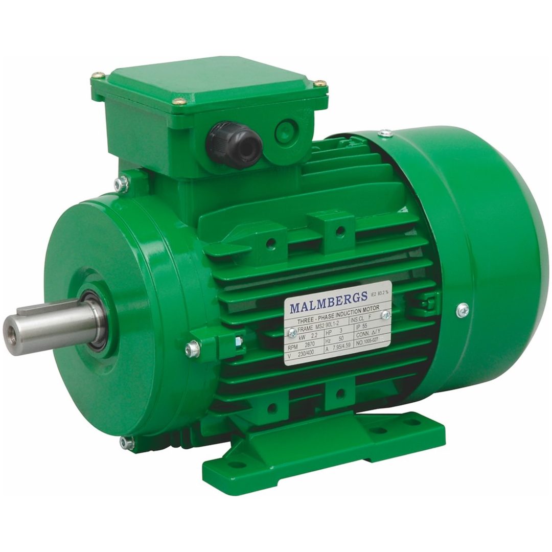 Elmotor, IE2, 1,1kW, 4-Pol, B3 MALMBERGS