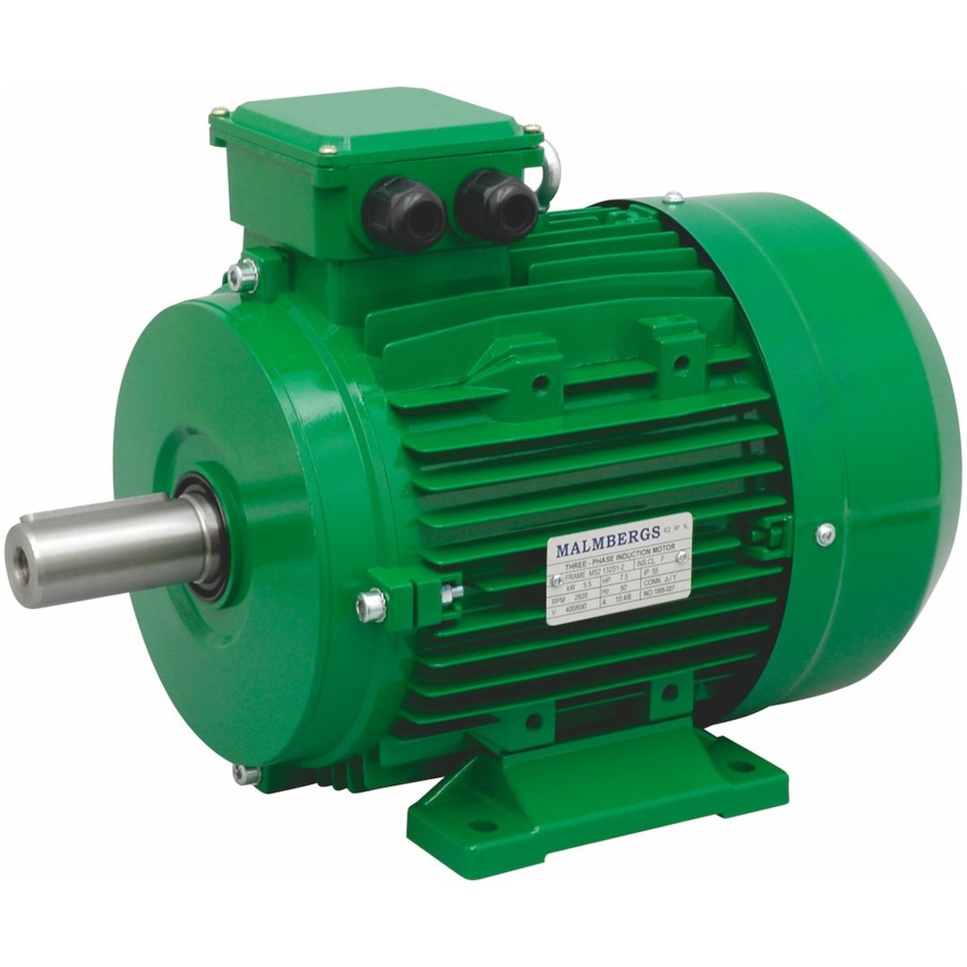 Elmotor, IE2, 7,5kW, 4-Pol, B3 MALMBERGS