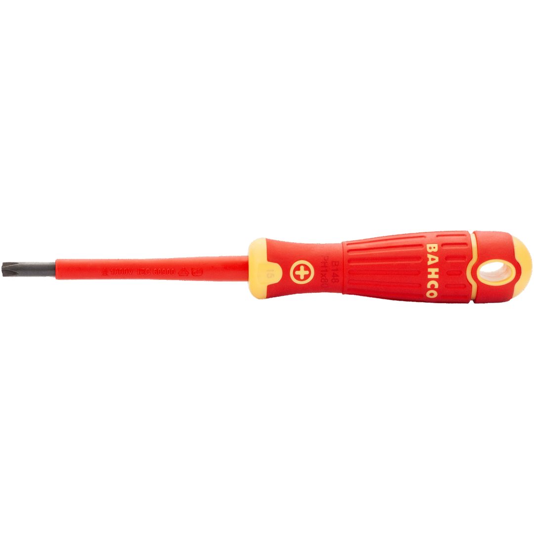 Elskruvmejsel BahcoFIT Isolerad 1000V PH BAHCO 5/PH1 x 24,5 x 80 mm – bild 2