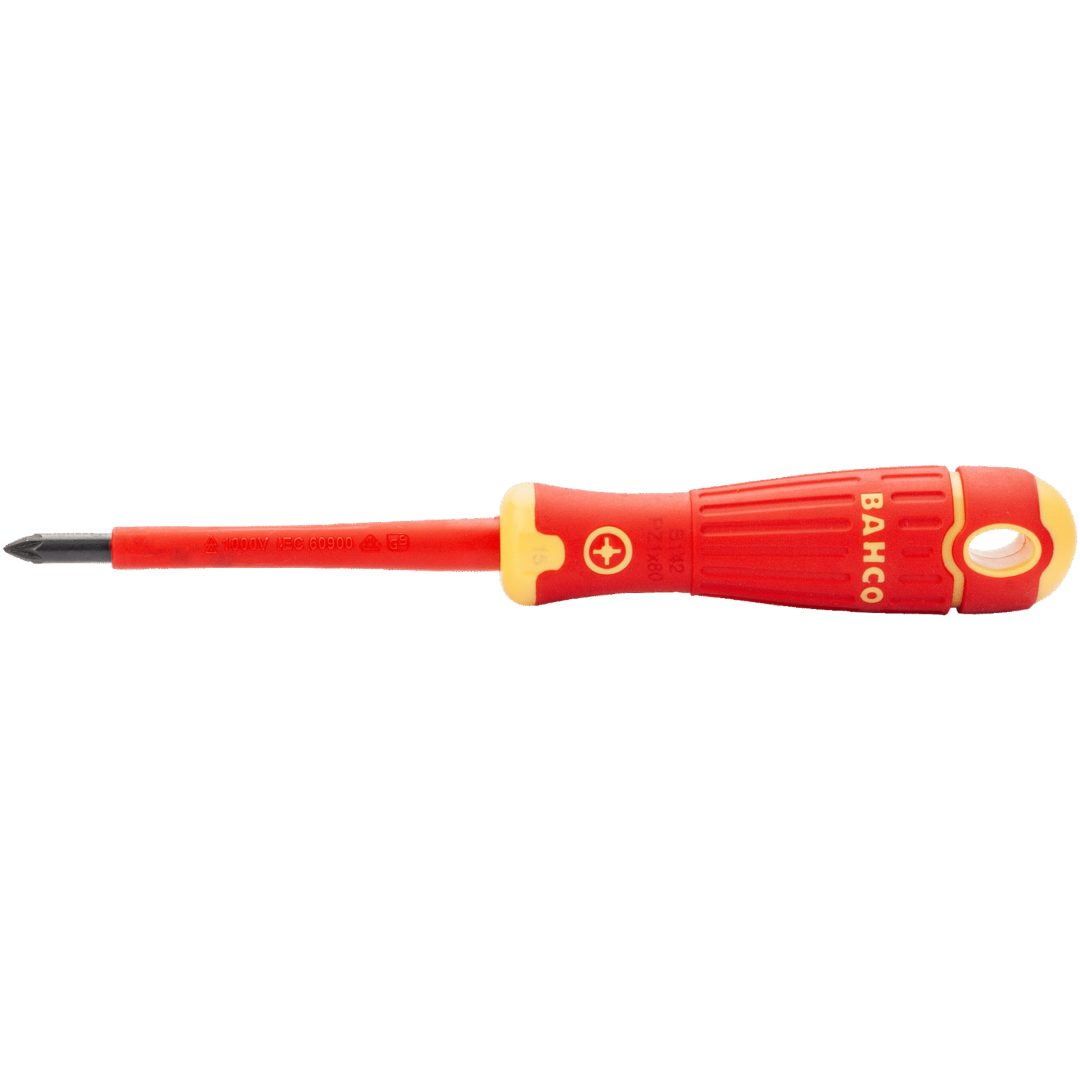 Elskruvmejsel BahcoFIT Isolerad 1000V PZ BAHCO PZ0 x 24,5 x 75 mm – bild 2