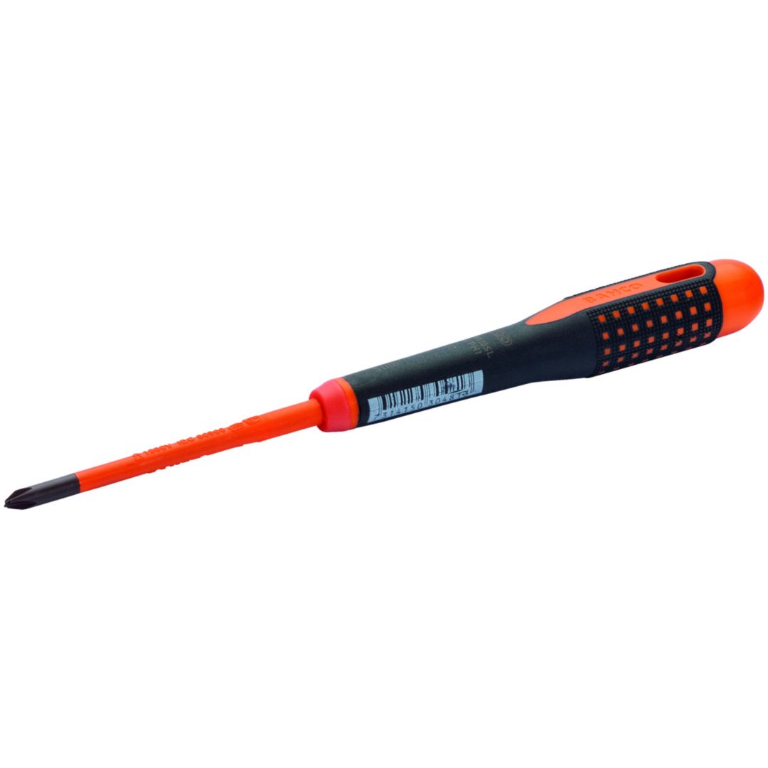 Elskruvmejsel Ergo VDE Isolerad 1000V/Slim PH BAHCO 5/PH1 x 20 x 80 mm