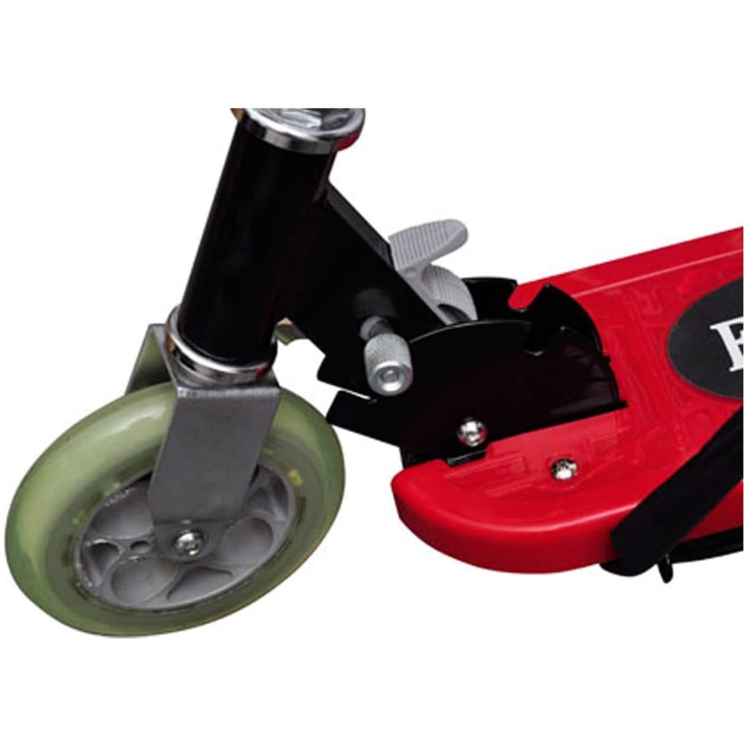 Elsparkcykel med sadel 120 W röd vidaXL – bild 4