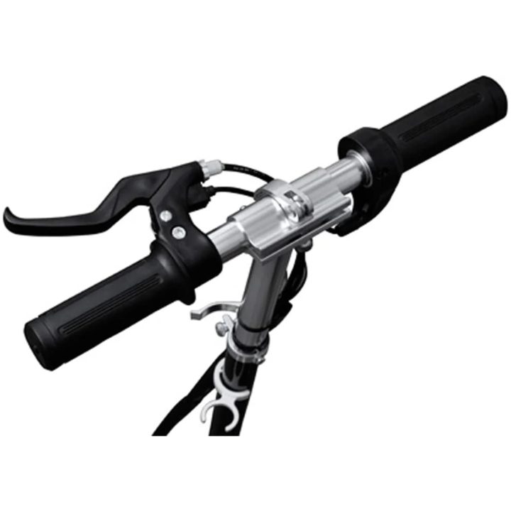Elsparkcykel med sadel 120 W röd vidaXL – bild 5