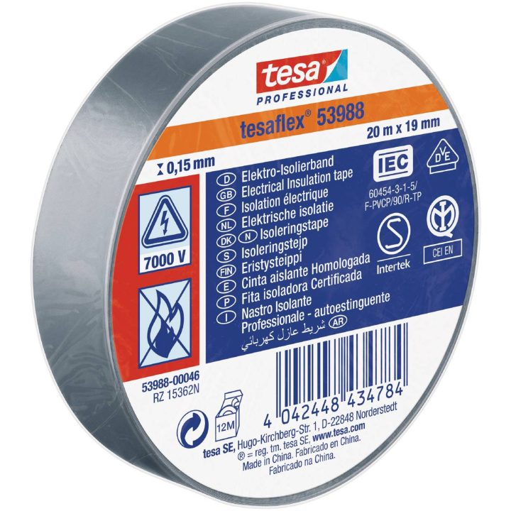 Eltejp flex 53988 TESA ELTEJP 53988 SVART 15MMX10M – bild 13