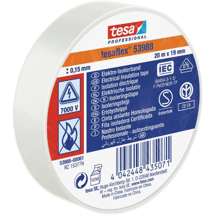 Eltejp flex 53988 TESA ELTEJP 53988 SVART 15MMX10M – bild 3