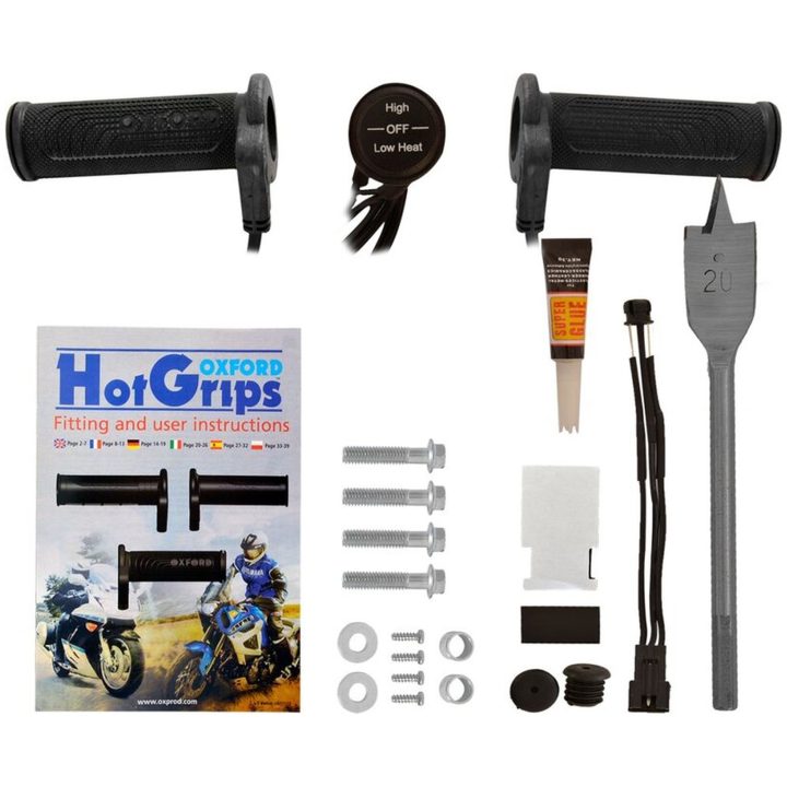 Elvärmt Greppset Hot Grips Svart OXFORD Essential Scooter – bild 2