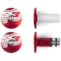 End 5 Bar Ends ⌀12mm Red S3