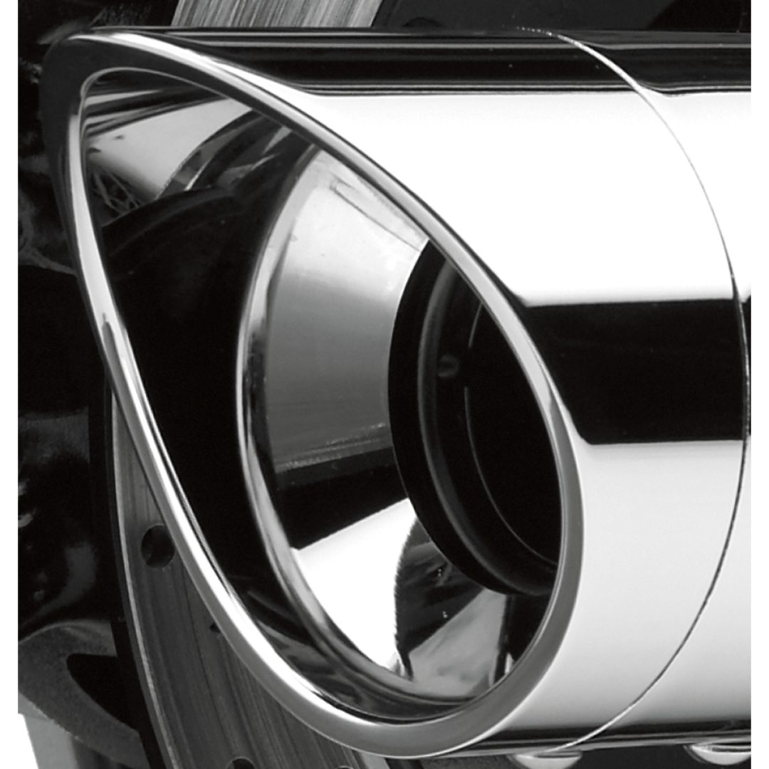 End Cap 4" Billet COBRA TIP BILLET SCALLOPED 4" – bild 2