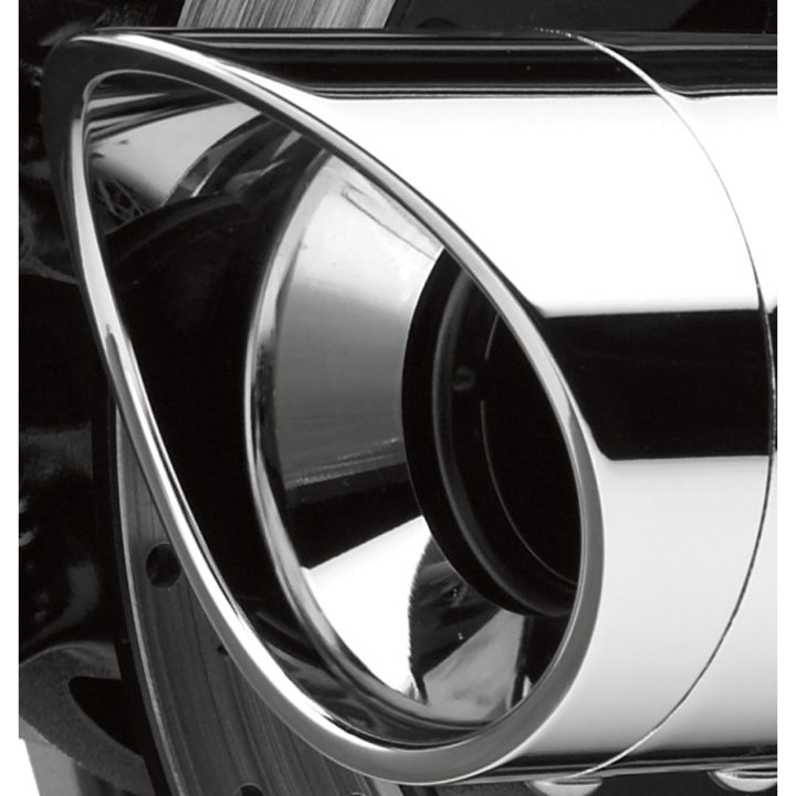 End Cap 4" Billet COBRA TIP BILLET SCALLOPED 4" – bild 2