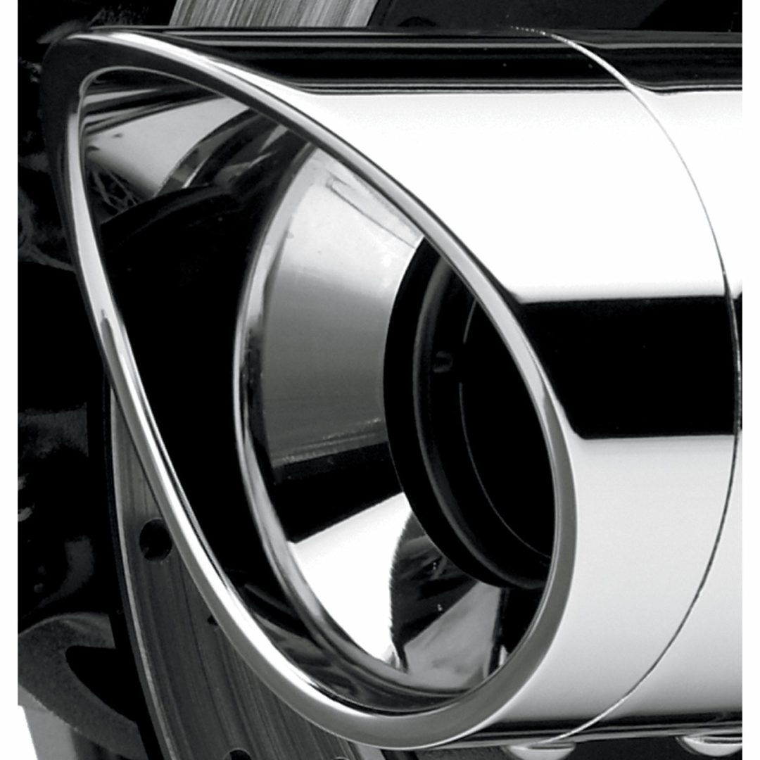 End Cap 4" Billet COBRA TIP BILLET SCALLOPED 4"