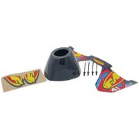 END CAP CARBON RCT BLACK